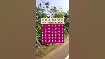 Double tap when you find-929690 #shorts #puzzlegame #mathstricks