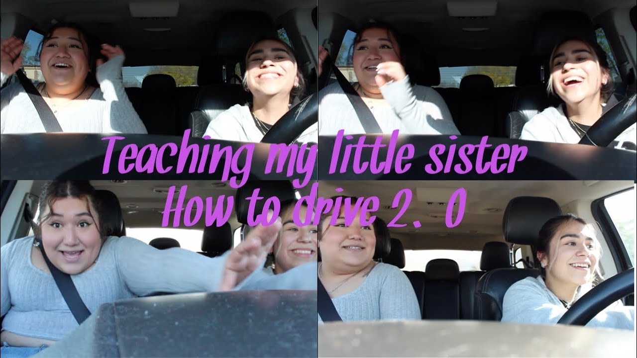 TEACHING MY LITTLE SISTER HOW TO DRIVE 2.0 | OUT ON THE STREETS - YouTube