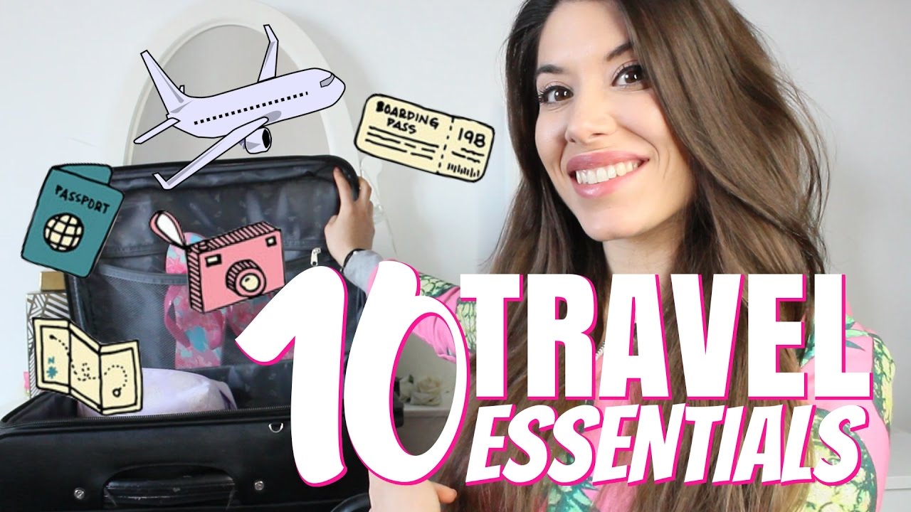 10 TRAVEL ESSENTIALS || COSA PORTO IN VALIGIA??? 😰✈️🇬🇧 | Adriana Spink