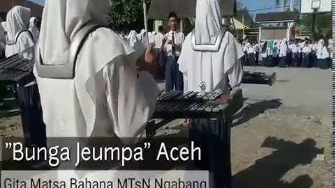KEREN NIH !!! BUNGA JEUMPA VERSI MARCHING BAND GITA MATSA BAHANA MTS NEGERI NGABANG