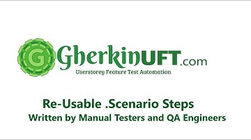 GherkinUFT Scenarios Steps