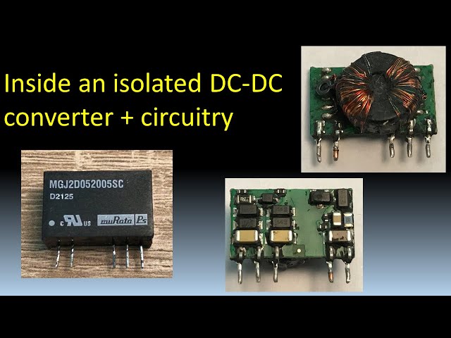 Inside an isolated DC-DC converter ( with explanation and