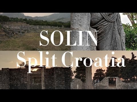 4K | 🇭🇷 Solin cradle of Croatian history. Croatia Travel Guide