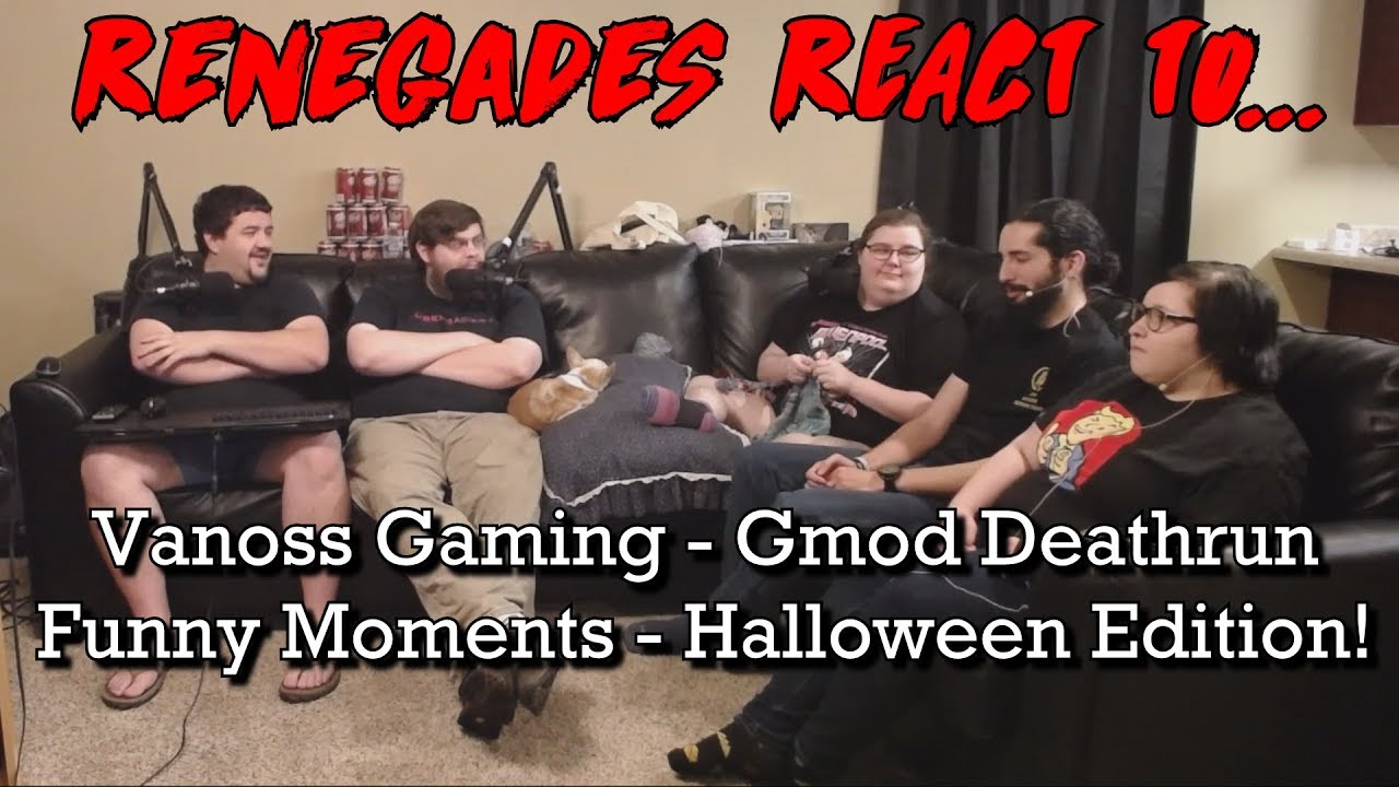 Renegades React to... VanossGaming - Gmod Deathrun Funny Moments - Halloween Edition!