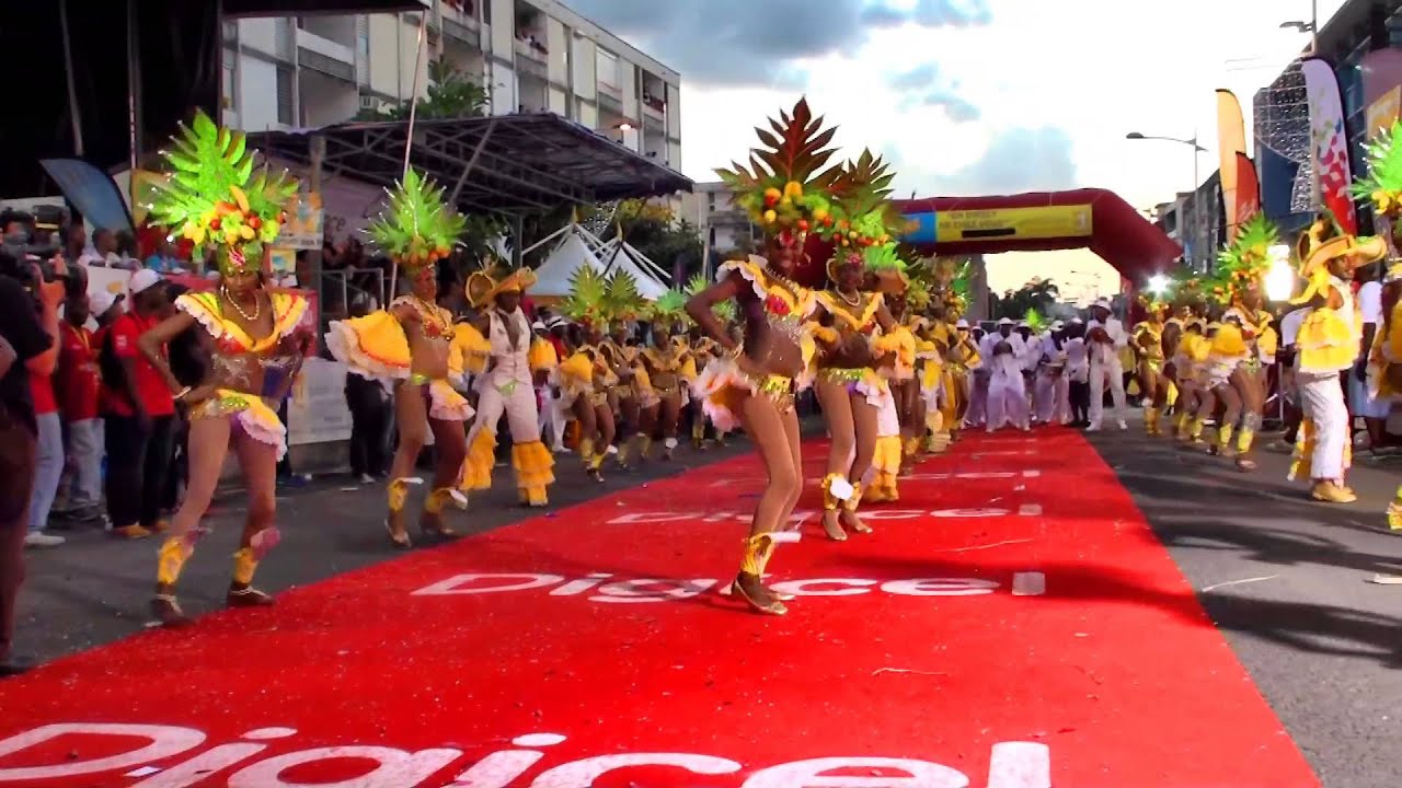 Carnaval 2014 Guimbo All Stars Parade de Pointe à Pitre Dimache Gras YouTube