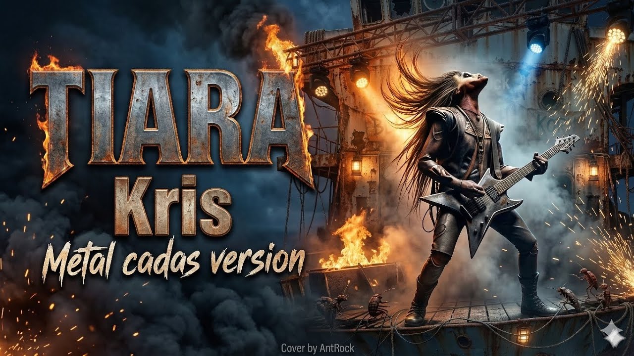 TIARA KRIS - Metal Cadas Version 🔥 #metalcover #metal #rockcover #tiara #tiaracover ##musicmetal 