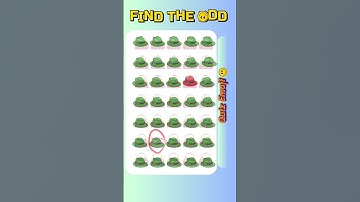 #21 Can you spot the difference? 😊find the odd one out |​⁠@QuizEmojiNew