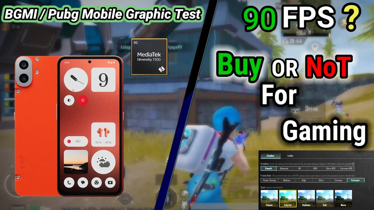 CMF Phone 1 Buy or Not For Gaming | CMF Phone 1 BGMI Graphics Test ...