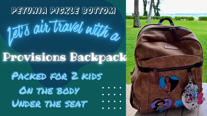 2-in-1 Provisions Breast Pump & Diaper Bag Backpack – Petunia Pickle Bottom