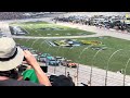 First laps of nascar cup race at tms from grandstands