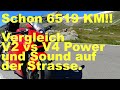 Ducati Panigale V4 - schon 6519 KM runter, kleiner Vergleich V2 und V4 auf der Strasse