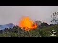 Kilauea eruption timelapse  2018 05 21 to 23