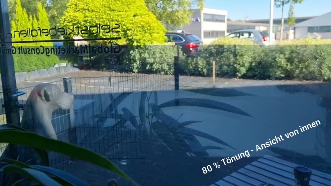 Sonnenschutzfolie anbringen: 80% Tönung & Verspiegelung für perfektes Klima