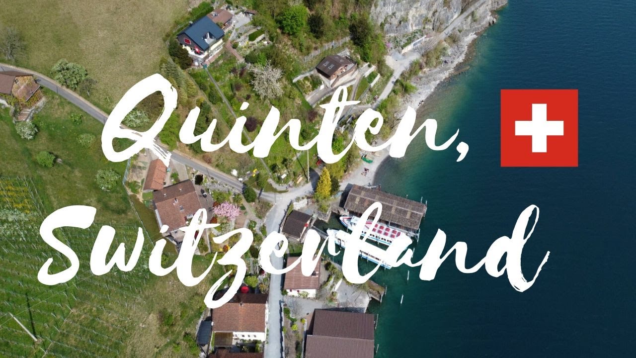 🚤 Quinten, Switzerland Drone Flight Video | Motivational Music | World from Above