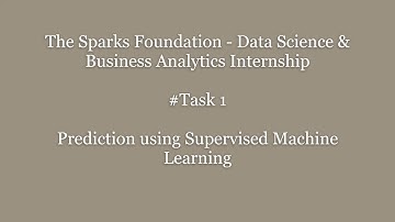 Task 1 - Data Science & Business Analytics Internship | The Sparks Foundation Grip