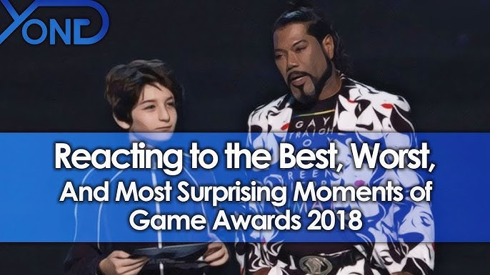 The Game Awards interrupted by weird man who shouts out Bill Clinton,  promptly gets arrested