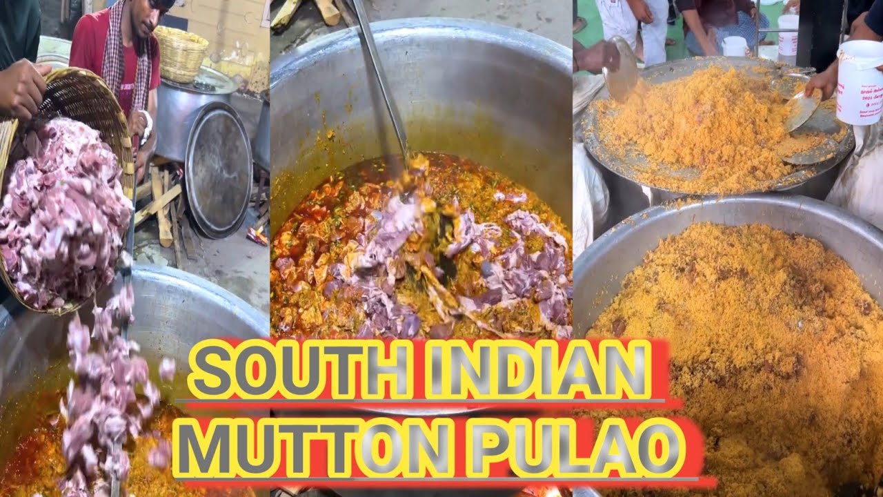 South Indian Mutton Pulao | Popular South Indian Food | Popular Indian Desi Food 