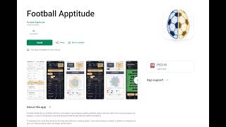 Football Apptitude: Android App Overview screenshot 2