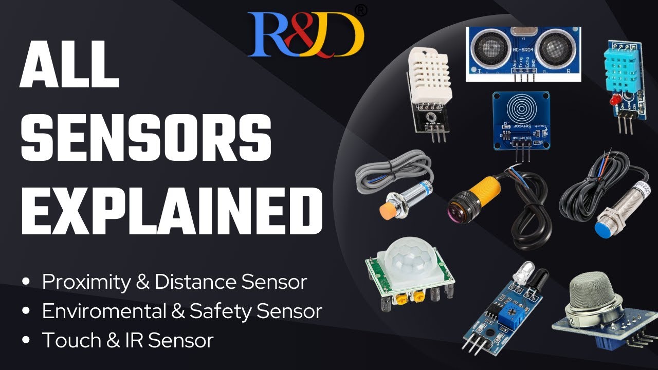 Types of Sensors Explained 🔍 | Proximity, Environmental, Touch & IR ...