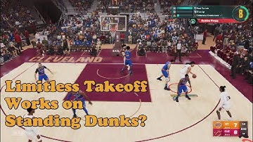 Limitless Takeoff Works on Standing Dunks? - NBA 2K23