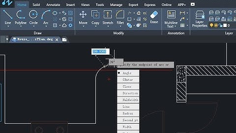 Dynamic Input: Specify options and values right near the cursor