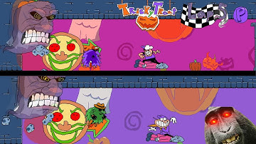 Pizza Tower Tricky Treat Lap 5 P Rank as Peppino and Noise