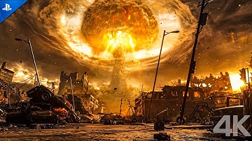 Shock and Awe - Nuke Explosion [4K UHD 60FPS] Modern Warfare Remastered