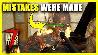 MISTAKES Were Made in the GROUP Bow Only Challenge (7 Days To Die)