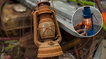 Old Rusty Lantern Restoration – Graveyard Treasure Revived
