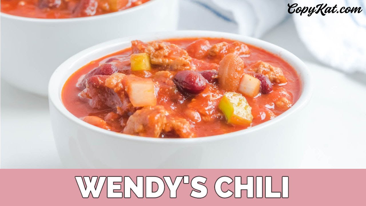 Wendy's Canned Chili, Wendy's Chili