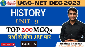 UGC NET HISTORY || HISTORY UGC NET || UGC NET HISTORY PREPERATION || UNIT 9 || LEARN HISTORY ||