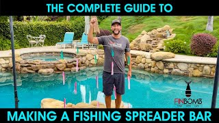 how to make a spreader bar for fishing and trolling: Tuna, Mahi Mahi, Wahoo, and other Pelagic fish