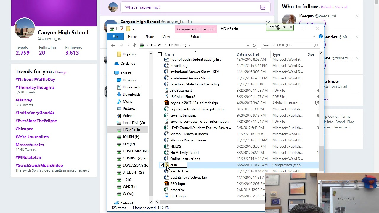 Creating a zip folder for submitting Google Classroom  