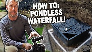 How to Install a DIY WATERFALL KIT  Part 1