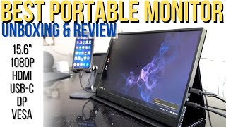REVIEW Best 15 6 Portable Monitor UPERFECT 1080p HDMI USB C DisplayPort VESA mou