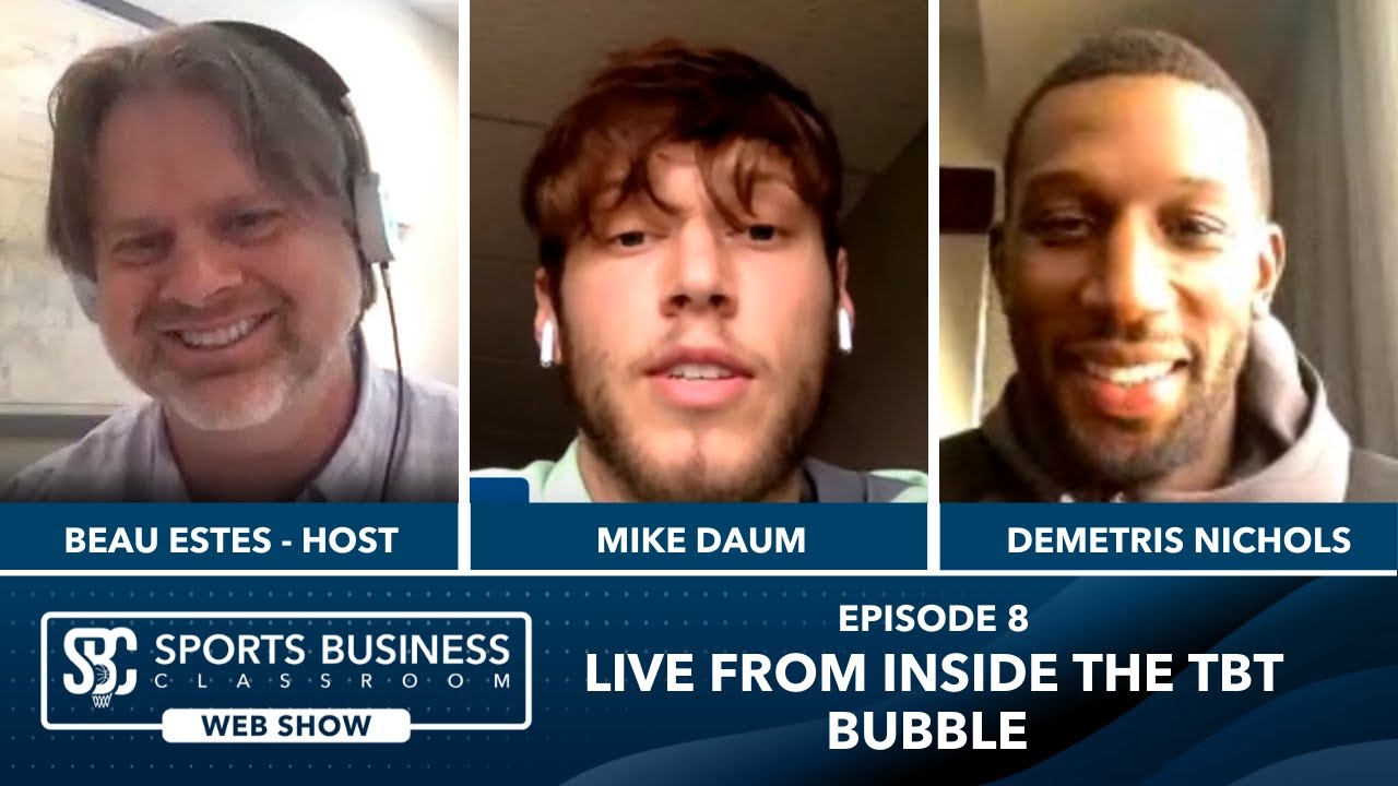 Episode 8: SBC Web Show with Beau Estes Featuring Demetris Nichols and Mike  Daum | HallPass Media | Sports Marketing Agency | Orange County