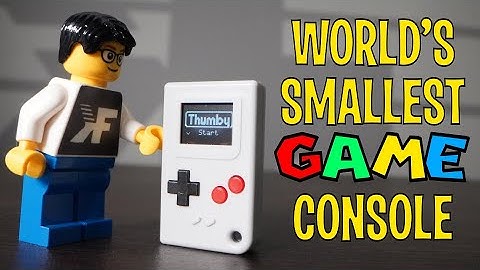 Unboxing Thumby! - The Tiny PLAYABLE Gameboy Keychain!