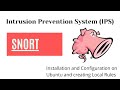Snort 3 ips  installation configuration and creating local rules