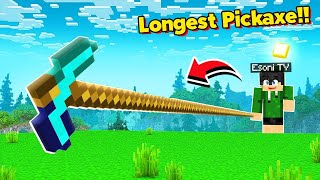 I Found the Longest Pickaxe in MINECRAFT OMOCITY (Tagalog)