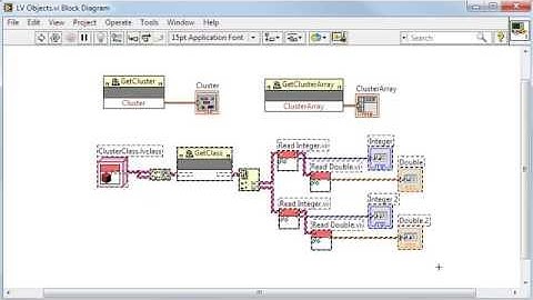 Extending LabVIEW: clusters and classes