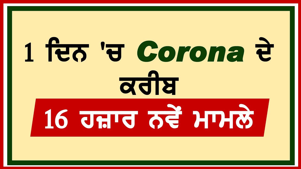 Corona Update:करीब 16 हज़ार नए मामले, कुल 4 लाख 56 हज़ार से ज्यादा केस,2 लाख 58 हज़ार से ज्यादा हुए ठीक