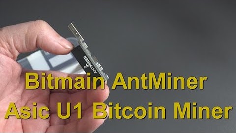 Bitmain Antminer U1/U2 – ASIC USB dongle.