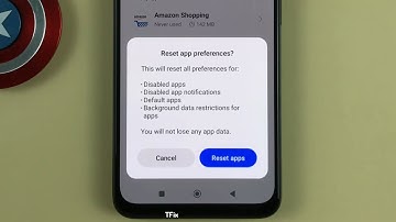 How to reset application preferences on Xiaomi Redmi Note 11 Android 12