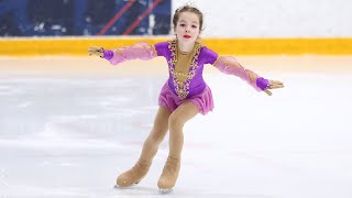 Вероника Рябуха, 6 лет, юный фигурист, фигурное катание. 1, 1 год на коньках. Царевна Забава.