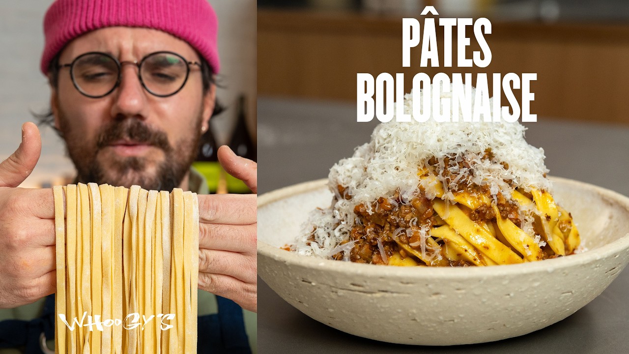 La vraie recette des pâtes bolognaise & tagliatelles maison ! 🍝🇮🇹
