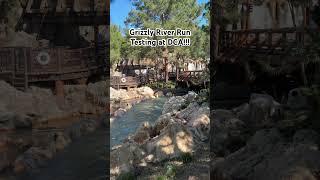Grizzly River Run Testing at Disney Called Adventure #disneyland #dca #riverrun #dlr