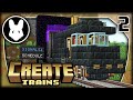 Create: Train Schedules, Displays, &amp; Signals! Part 2 of 2 Bit-By-Bit Minecraft mod