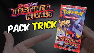 Destined Rivals Pack Trick Tutorial: Scarlet and Violet Pokemon TCG