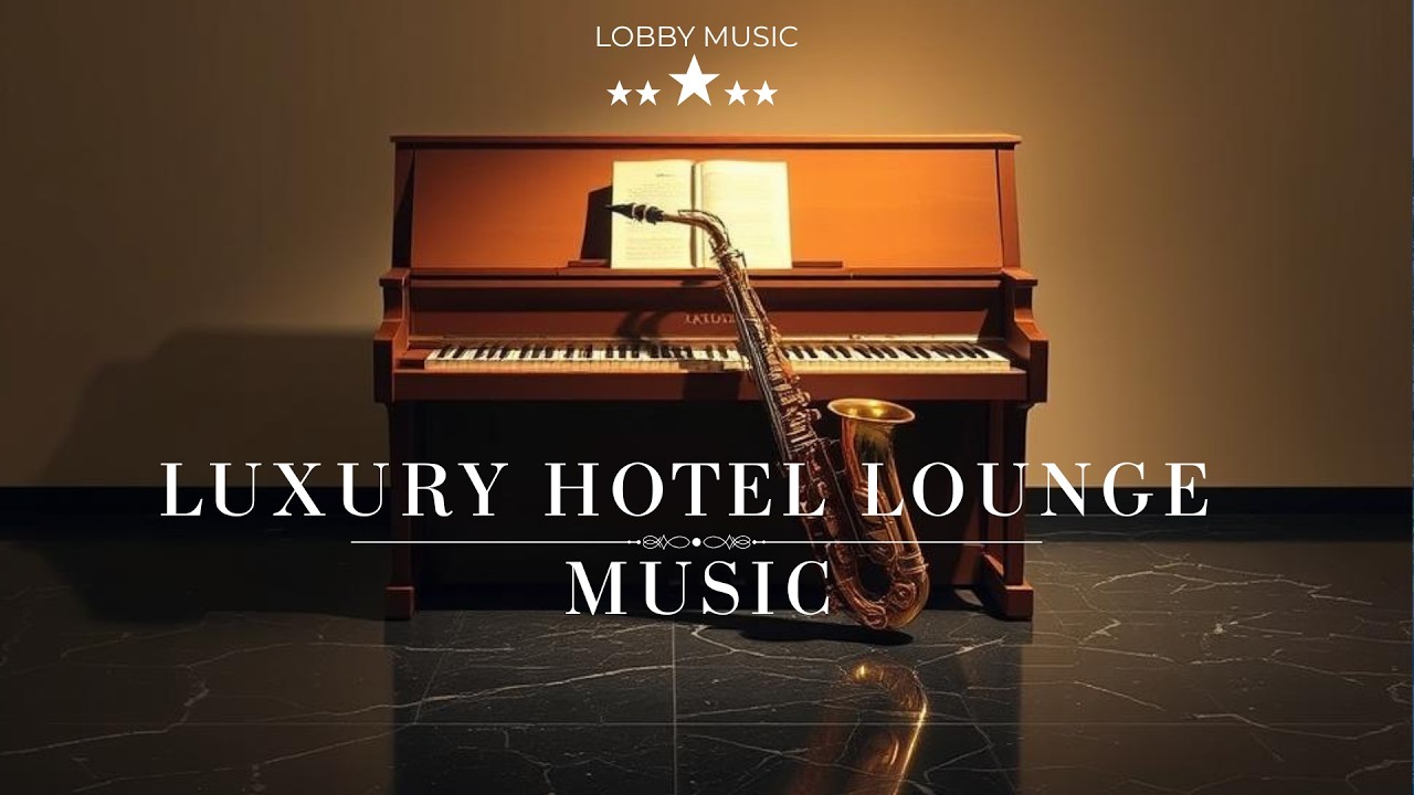 Lobby Jazz Luxury Hotel Lounge Music – Relaxing Jazz Saxophone Instrumental – Soft Jazz Background
