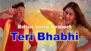EDIUS SONG PROJECT |TERI BHABI | EDIUS 7/8/9/X NEW WEDDING SONG PROJECT FREE DOWNLOAD | SUNRISE SOFT screenshot 5